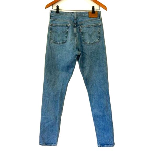 Levi's Premium Women's 501 Jeans Size 28 x 30 Slim Leg Button Fly - Picture 3 of 12